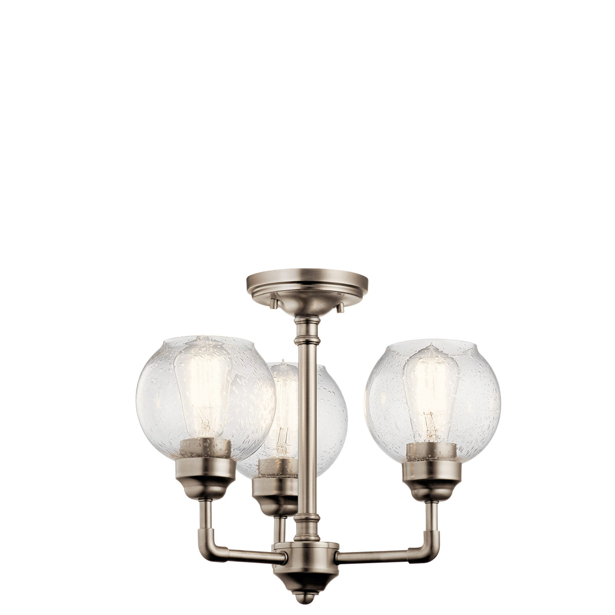 Kichler Niles 3-Light Antique Pewter Transitional Chandelier