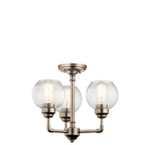 Kichler Niles 3-Light Antique Pewter Transitional Chandelier