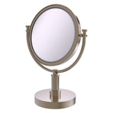 Allied Brass 8-in x 15-in Antique Pewter Double-Sided Magnifying Countertop Vanity Mirror