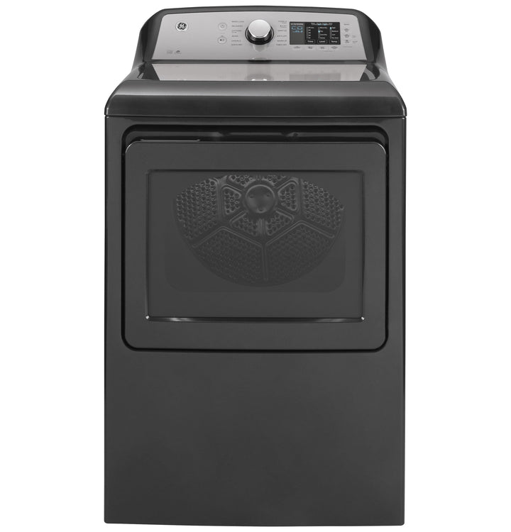 GE 7.4-cu ft Reversible Side Swing Door Gas Dryer (Diamond Gray) ENERGY STAR