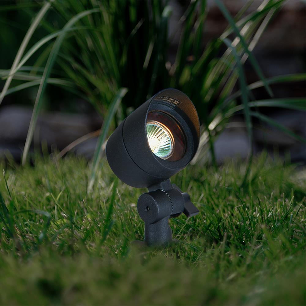 Portfolio 230-Lumen 20-Watt Black Low Voltage Halogen Spot Light
