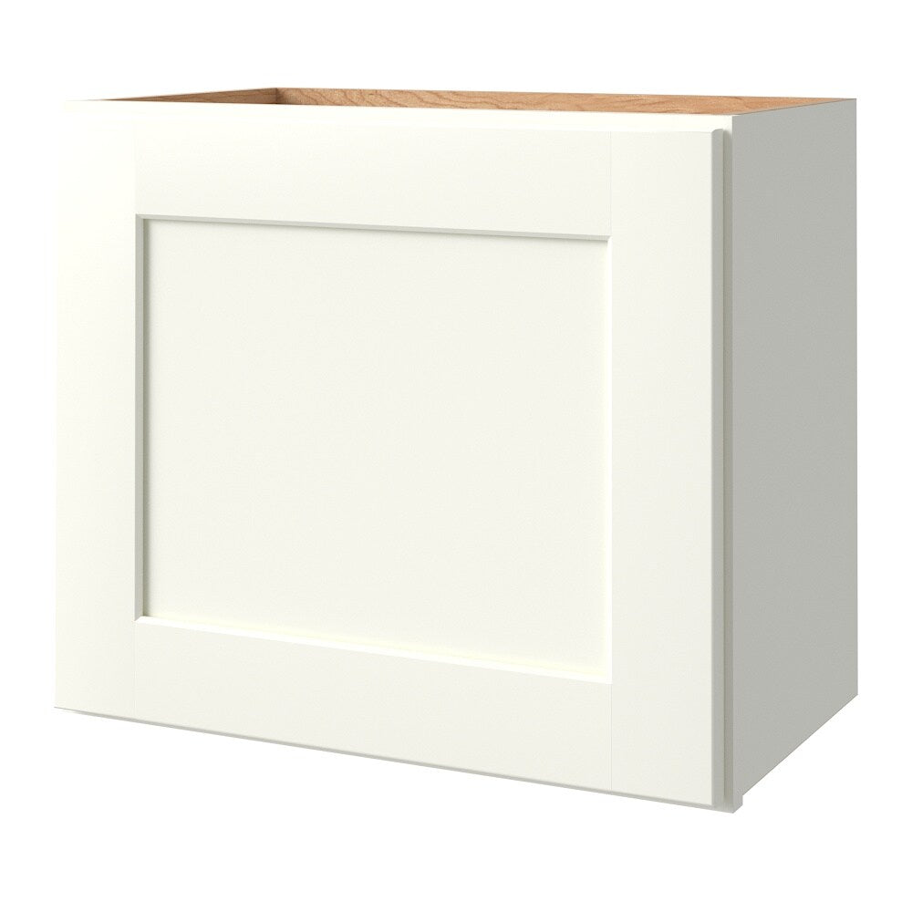 allen + roth Aveley 21-in W x 18.125-in H x 12-in D Linen Wall Fully Assembled Cabinet (Flat Panel Shaker Door Style)