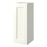 allen + roth Aveley 12-in W x 36.125-in H x 12-in D Linen Wall Fully Assembled Cabinet (Flat Panel Shaker Door Style)