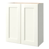 allen + roth Aveley 27-in W x 36.125-in H x 12-in D Linen Wall Fully Assembled Cabinet (Flat Panel Shaker Door Style)