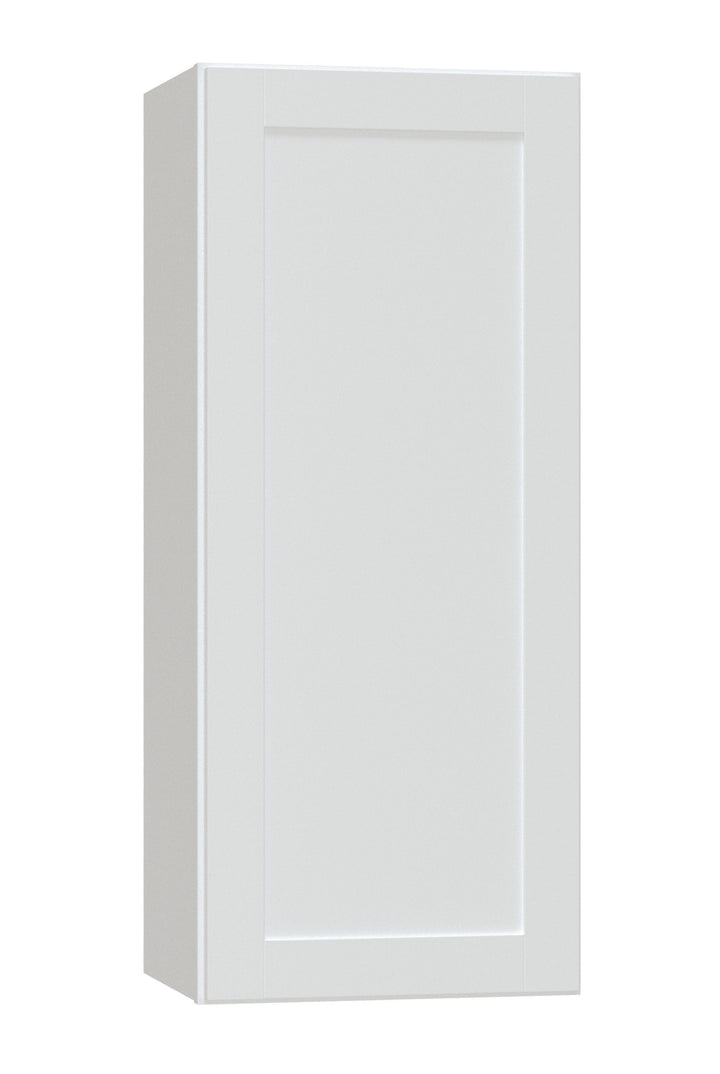 Diamond NOW Arcadia 15-in W x 36-in H x 12-in D White Wall Fully Assembled Cabinet (Recessed Panel Shaker Door Style)