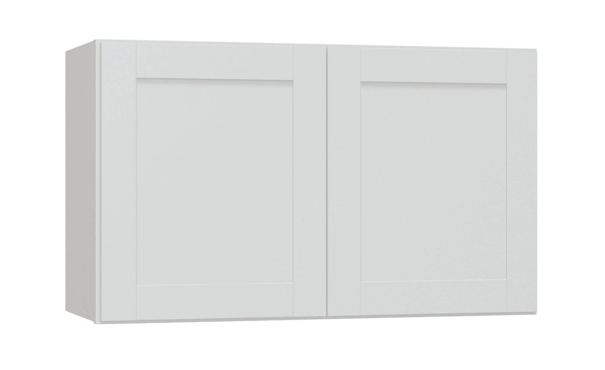 Diamond NOW Arcadia 36-in W x 18-in H x 12-in D White Wall Fully Assembled Cabinet (Recessed Panel Shaker Door Style)
