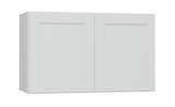 Diamond NOW Arcadia 36-in W x 18-in H x 12-in D White Wall Fully Assembled Cabinet (Recessed Panel Shaker Door Style)