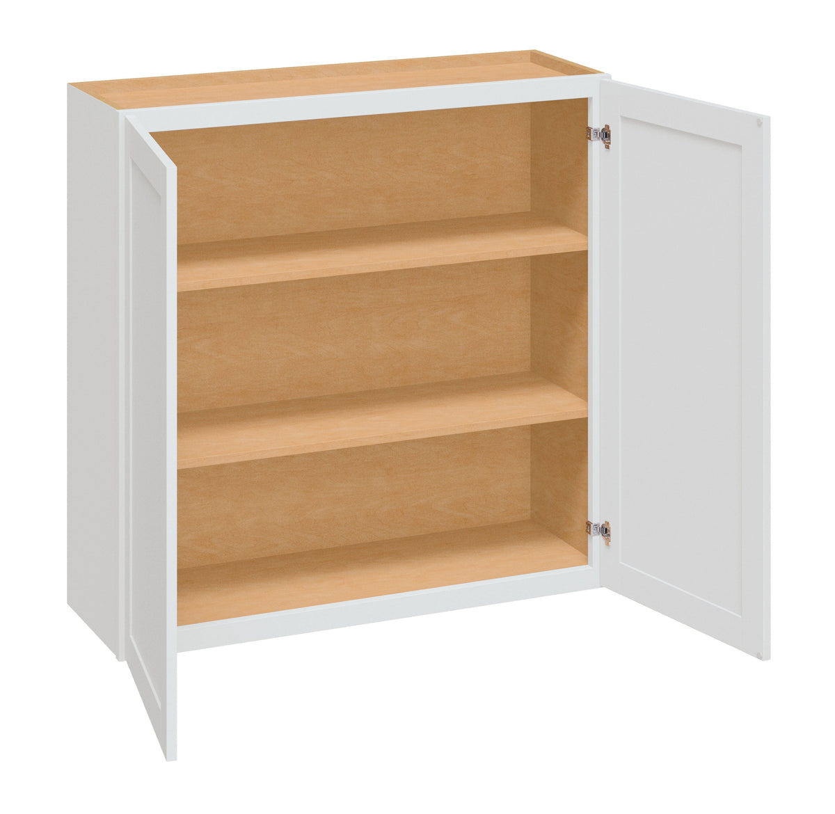 Diamond NOW Arcadia 36-in W x 36-in H x 12-in D TrueColor White Wall Cabinet, Fully Assembled