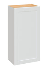Diamond NOW Arcadia 18-in W x 36-in H x 12-in D White Wall Fully Assembled Cabinet (Recessed Panel Shaker Door Style)