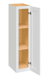 Diamond NOW Arcadia 9-in W x 36-in H x 12-in D White Wall Fully Assembled Cabinet (Recessed Panel Shaker Door Style)