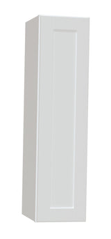 Diamond NOW Arcadia 9-in W x 36-in H x 12-in D White Wall Fully Assembled Cabinet (Recessed Panel Shaker Door Style)