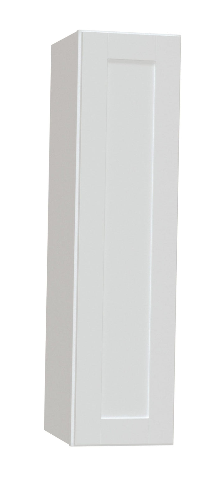 Diamond NOW Arcadia 9-in W x 36-in H x 12-in D White Wall Fully Assembled Cabinet (Recessed Panel Shaker Door Style)