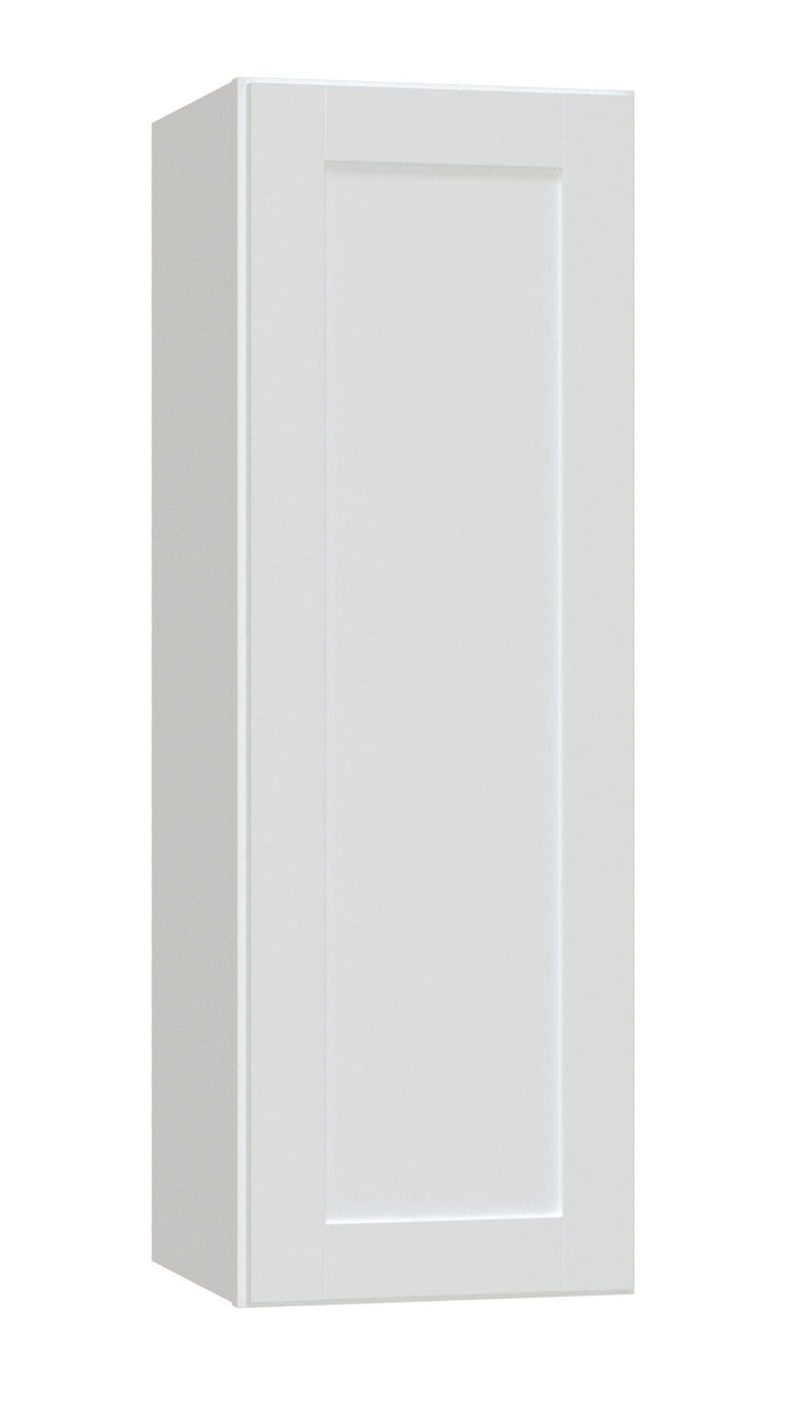 Diamond NOW Arcadia 12-in W x 36-in H x 12-in D White Wall Fully Assembled Cabinet (Recessed Panel Shaker Door Style)