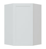 Diamond NOW Arcadia 12-in W x 36-in H x 24-in D White Diagonal Corner Wall Fully Assembled Cabinet (Recessed Panel Shaker Style)