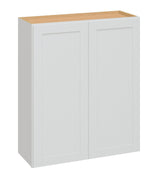 Diamond NOW Arcadia 27-in W x 36-in H x 12-in D White Wall Fully Assembled Cabinet (Recessed Panel Shaker Door Style)