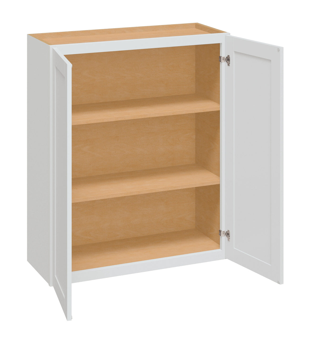 Diamond NOW Arcadia 27-in W x 36-in H x 12-in D White Wall Fully Assembled Cabinet (Recessed Panel Shaker Door Style)