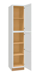 Diamond NOW Arcadia 18-in W x 90-in H x 23.75-in D TrueColor White Pantry Stock Cabinet