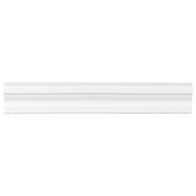 Boutique Ceramic Boutique White Crown 2-in x 12-in Glazed Ceramic Subway Wall Tile (0.16-sq. ft/ Piece)