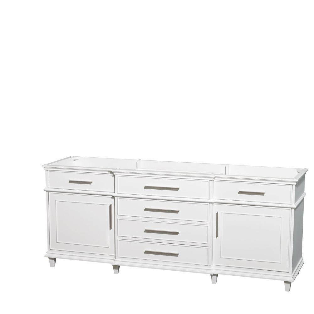 Berkeley 48 in. Vanity Cabinet Only in White - Super Arbor