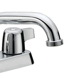 EZ-FLO Basic-N-Brass Chrome Utility Faucet, 2-Handle Deck-Mount