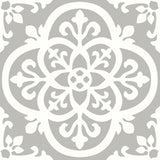 FloorPops Grey 12-in x 12-in Water Resistant Peel and Stick Vinyl Tile Flooring, 20-sq ft Carton