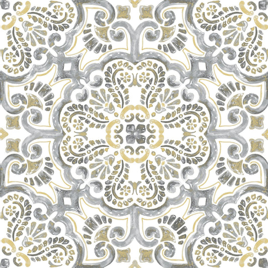 FloorPops Multicolor 12-in x 12-in Water Resistant Peel and Stick Vinyl Tile Flooring, 20-sq ft Carton