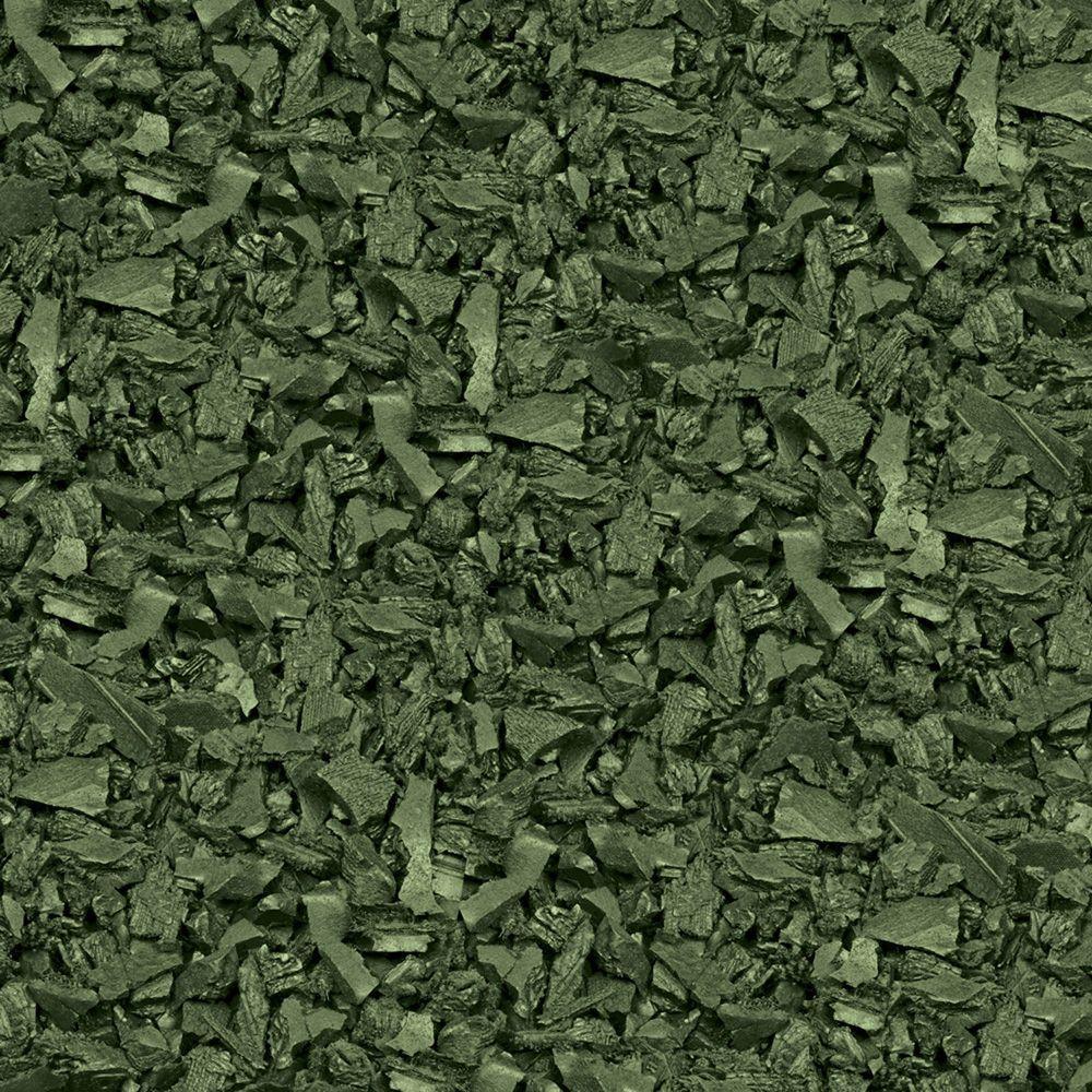 76.9 cu. ft. Green Rubber Mulch - Super Arbor