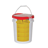 10 in. 4-Compartment Stacker Small Parts Organizer for Bucket Storage - Super Arbor