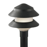 Portfolio 4-Watt Black Low Voltage Path Light, 38 Lumens, 2700K