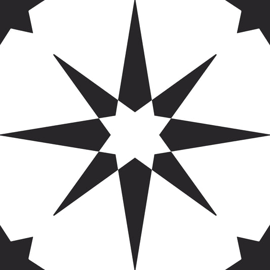 FloorPops Black 12-in x 12-in Water Resistant Peel and Stick Vinyl Tile Flooring (20-sq ft)