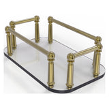 Allied Brass Unlacquered Brass Freestanding Towel Rack