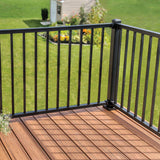 Trex Signature 6-ft x 36-in Charcoal Black Aluminum Deck Rail Kit