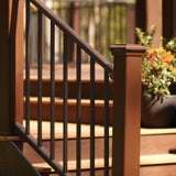 Trex Signature 6-ft x 36-in Bronze Aluminum Deck Stair Rail Kit