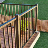 Trex Signature 6-ft x 42-in Bronze Aluminum Deck Rail Kit
