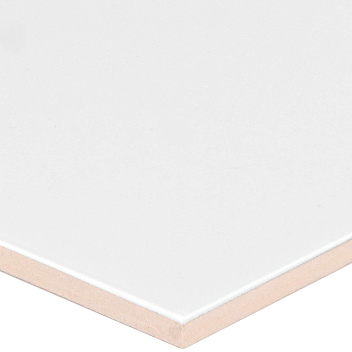 Satori Hudson Brilliant White 6-in x 6-in Glossy Ceramic Subway Wall Tile (0.24-sq. ft/ Piece)