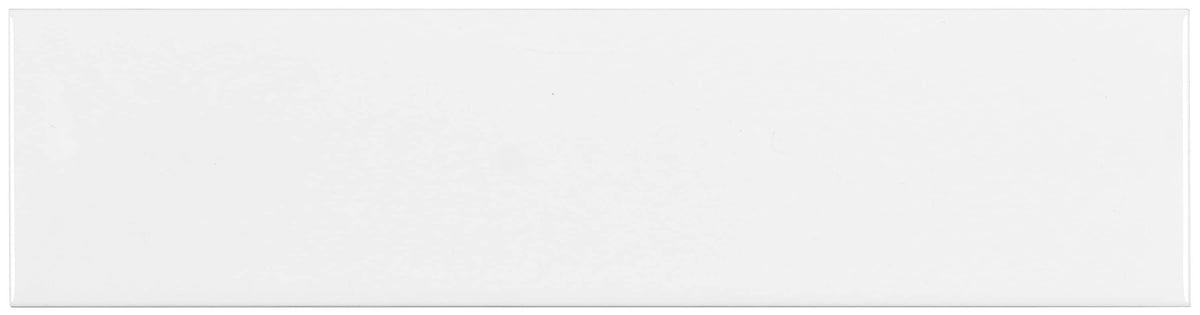 Satori Hudson Brilliant White 4-in x 16-in Glossy Ceramic Subway Wall Tile (0.43-sq. ft/ Piece)