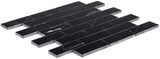 Satori Nero 12-in x 12-in Polished Natural Stone Marble Look Mosaic Wall Tile (0.97-sq. ft/ Piece)