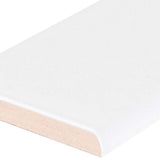 Satori Hudson Brilliant White Glossy Bullnose 2-in x 8-in Glossy Ceramic Wall Tile (0.1-sq ft per piece)