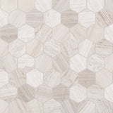 Satori Mystery 12-in x 12-in Polished Natural Stone Look Hexagon Mosaic Floor and Wall Tile (0.96-sq. ft/ Piece)