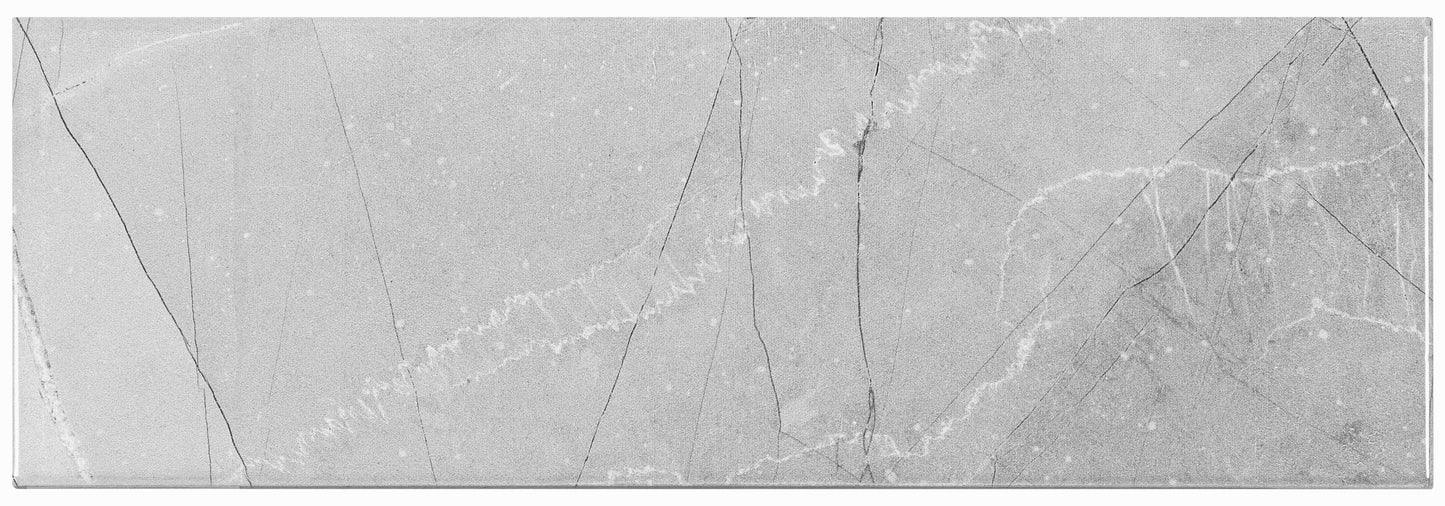 Satori Regent Paladium 4-in x 12-in Glossy Ceramic Marble Look Wall Tile (0.32-sq. ft/ Piece)