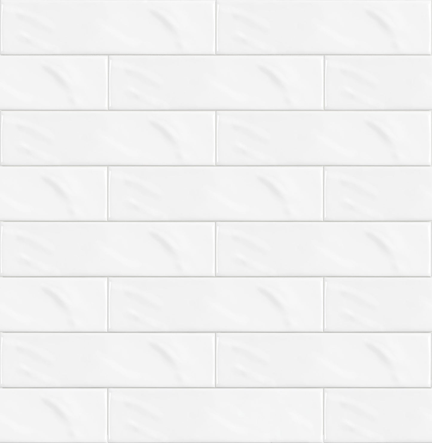 Satori Pearl White 3-in x 12-in Glossy Ceramic Subway Wall Tile (0.24-sq. ft/ Piece)