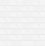 Satori Pearl White 3-in x 12-in Glossy Ceramic Subway Wall Tile (0.24-sq. ft/ Piece)