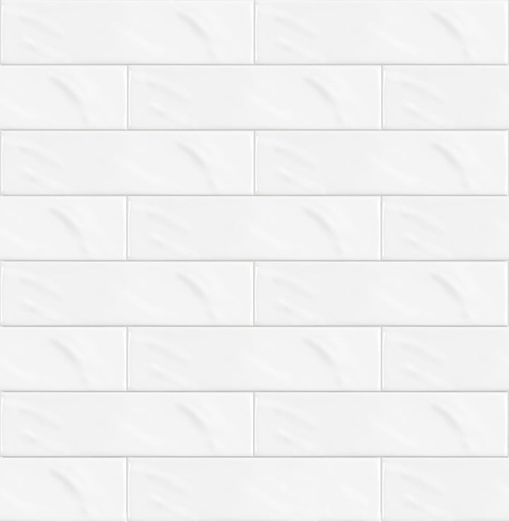 Satori Pearl White 3-in x 12-in Glossy Ceramic Subway Wall Tile (0.24-sq. ft/ Piece)