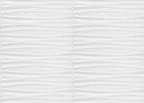 Satori Hudson Brilliant White Motion 4-in x 16-in Glossy Ceramic Wall Tile (0.43-sq. ft/ Piece)