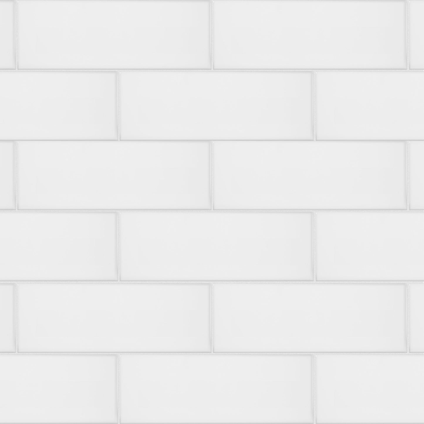 Satori Hudson Brilliant White 4-in x 8-in Glossy Ceramic Subway Wall Tile (0.21-sq. ft/ Piece)