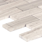 Satori Mystery 12-in x 12-in Polished Natural Stone Marble Look Mosaic Floor and Wall Tile (0.97-sq. ft/ Piece)