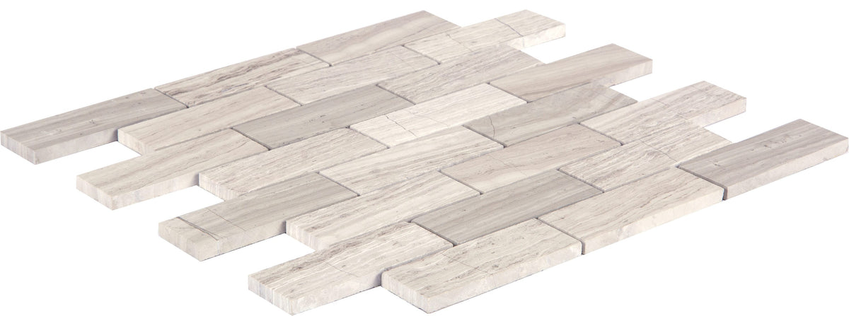 Satori Mystery 12-in x 12-in Polished Natural Stone Marble Look Mosaic Floor and Wall Tile (0.97-sq. ft/ Piece)