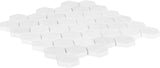 Satori Bianco Dolomite 12-in x 12-in Polished Natural Stone Marble Look Hexagon Mosaic Wall Tile (0.96-sq. ft/ Piece)