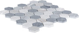 Satori Palissandro 12-in x 12-in Polished Natural Stone Look Hexagon Mosaic Floor and Wall Tile (0.96-sq. ft/ Piece)