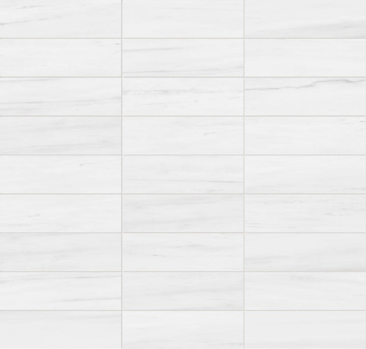 Satori Bianco Dolomite 4-in x 12-in Polished Natural stone Marble Marble look Wall Tile product image